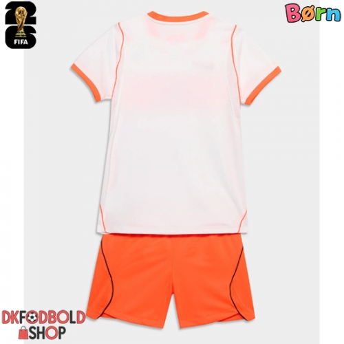 Holland Udebanesæt Børn VM 2026 Kort ærmer (+ korte bukser)